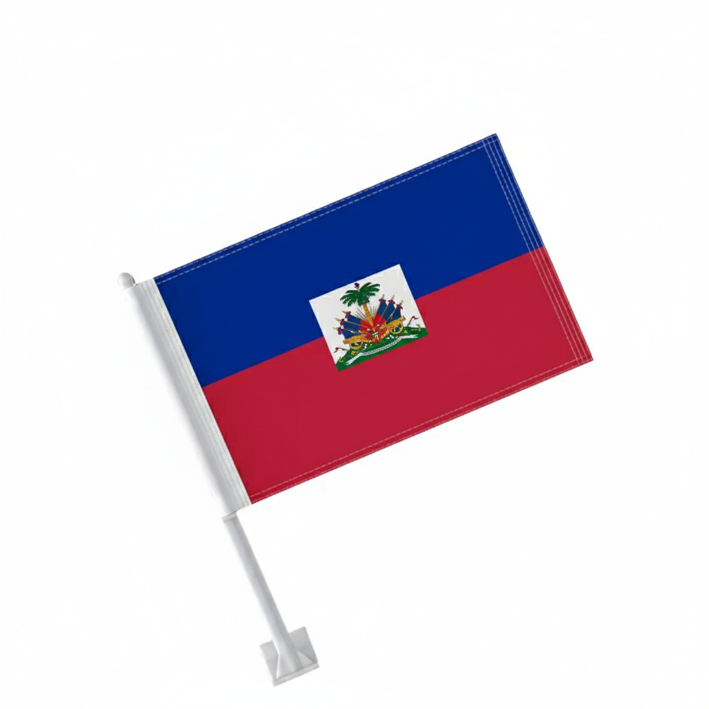 Official FIFA 2026 Haiti Car Flag