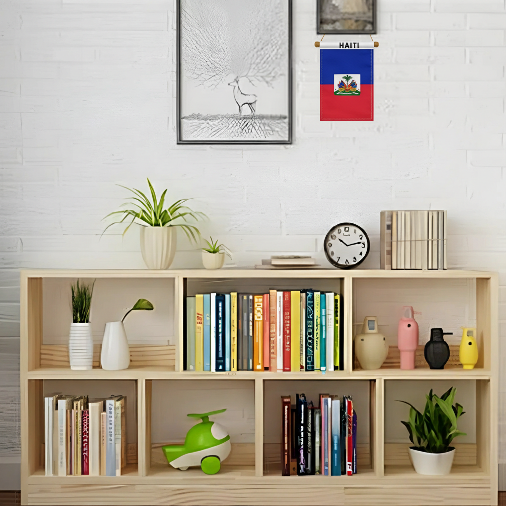 Official FIFA 2026 Haiti Car Window Mini Decorative Flag