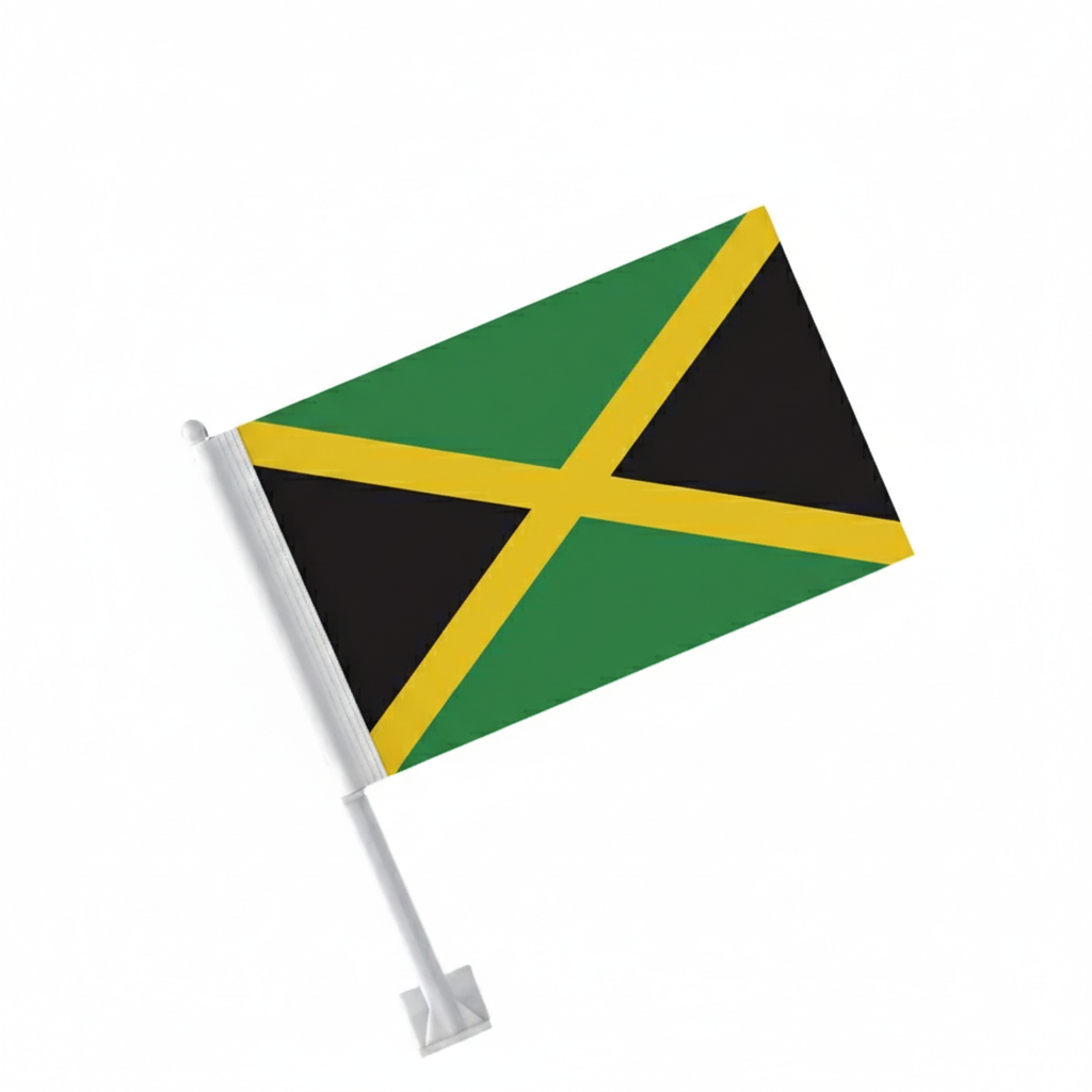Official FIFA 2026 Jamaica Car Flag