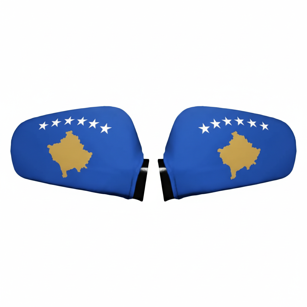 Official FIFA 2026 Kosovo Car Mirror Flag