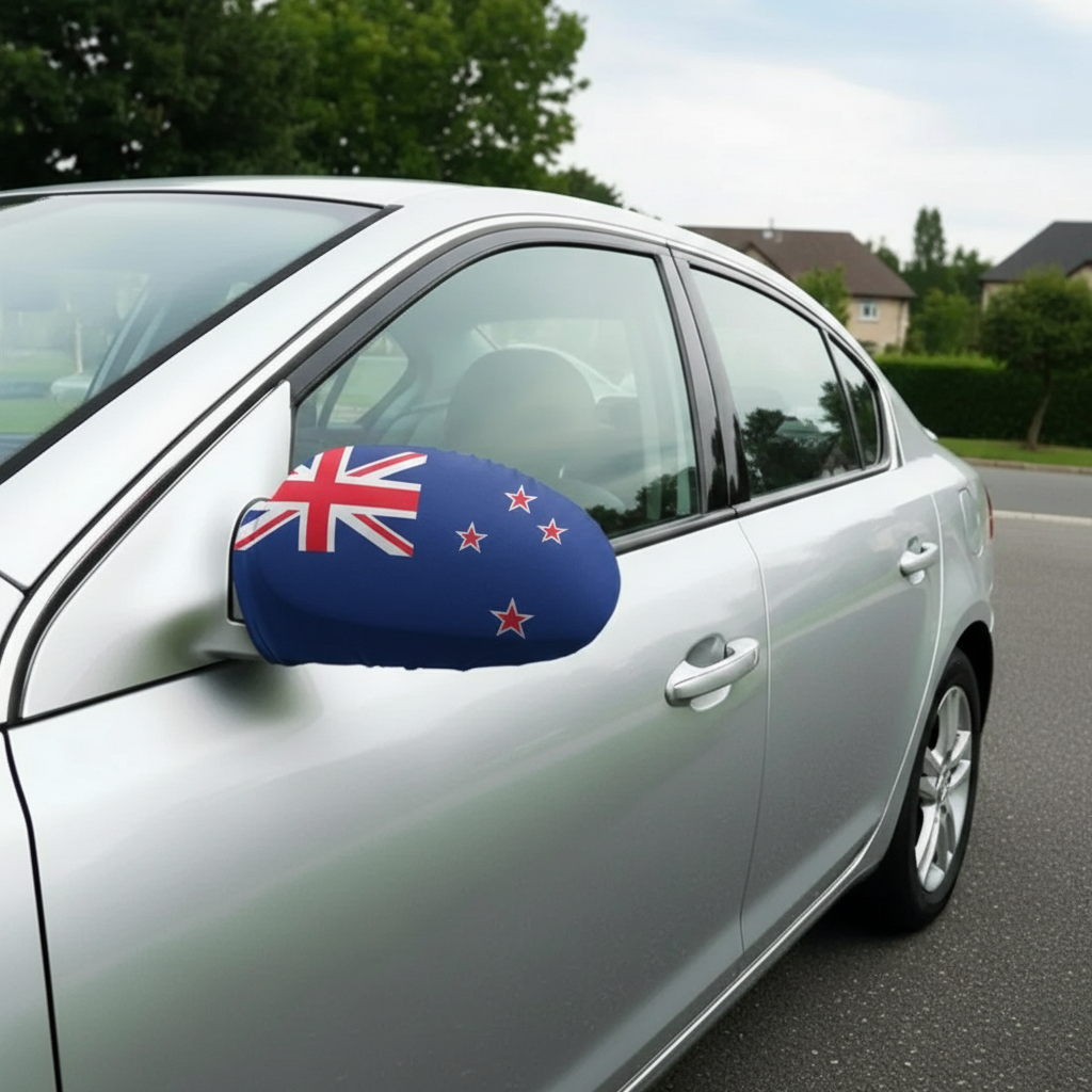 Official FIFA 2026 New Zealand Car Mirror Flag