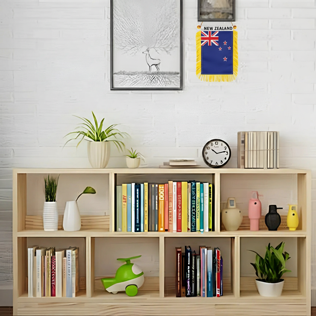 Official FIFA 2026 New Zealand Car Window Mini Decorative Flag