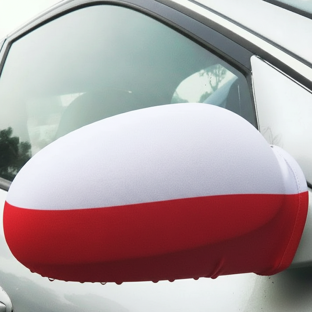 Official FIFA 2026 Poland Car Mirror Flag