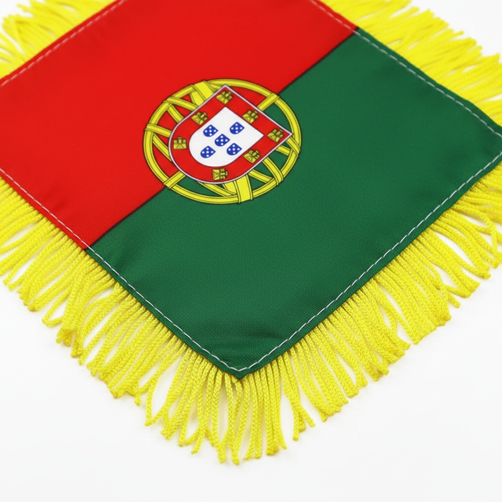 Official FIFA 2026 Portugal Car Window Mini Decorative Flag