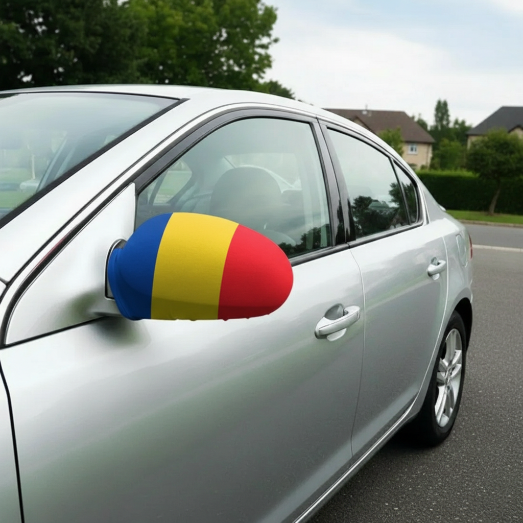 Official FIFA 2026 Romania Car Mirror Flag