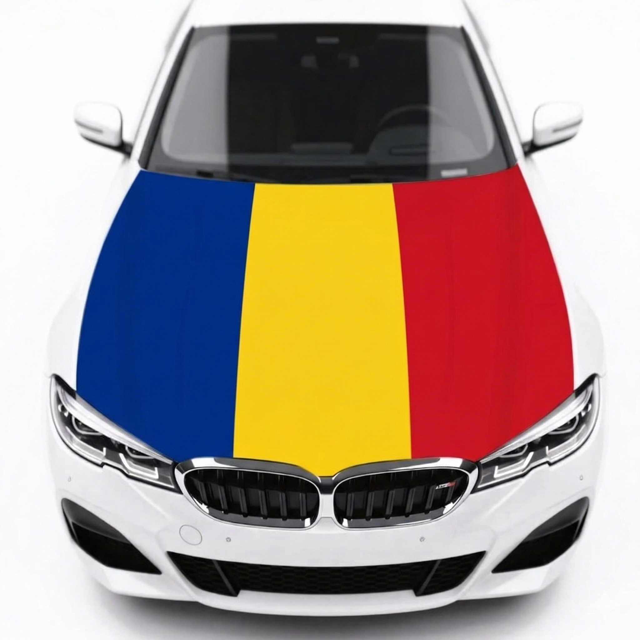 Official FIFA 2026 Romania Flag Car Hood Cover
