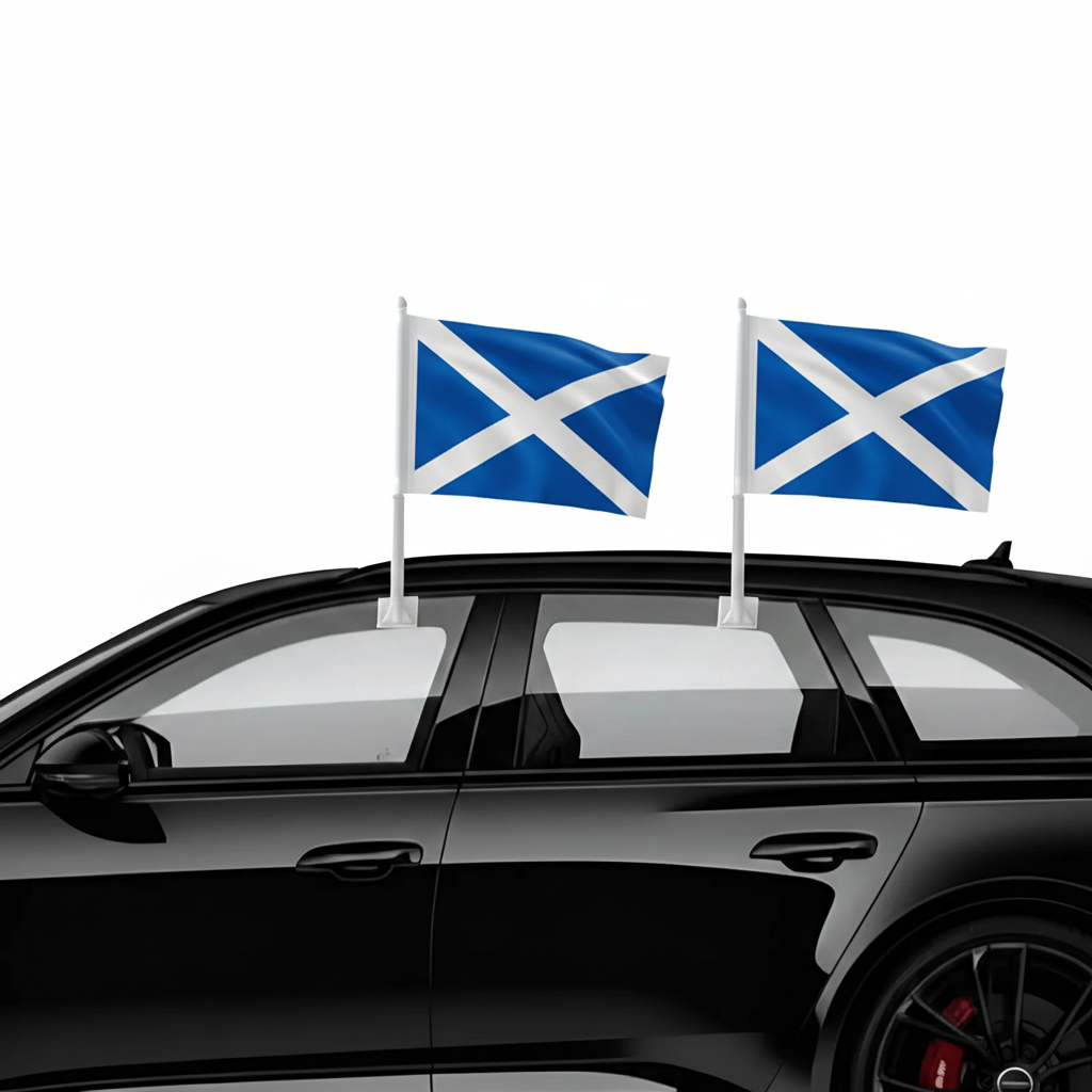 Official FIFA 2026 Scotland Car Flag