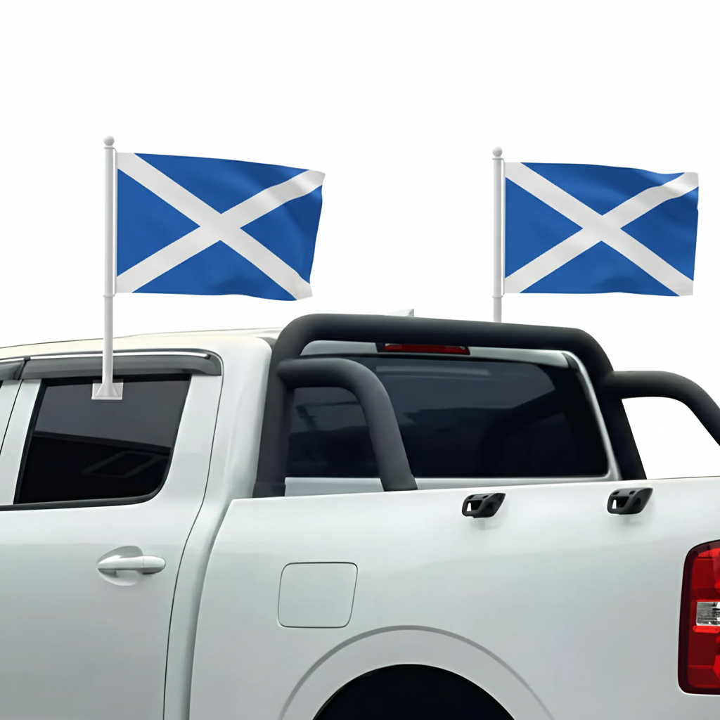 Official FIFA 2026 Scotland Car Flag