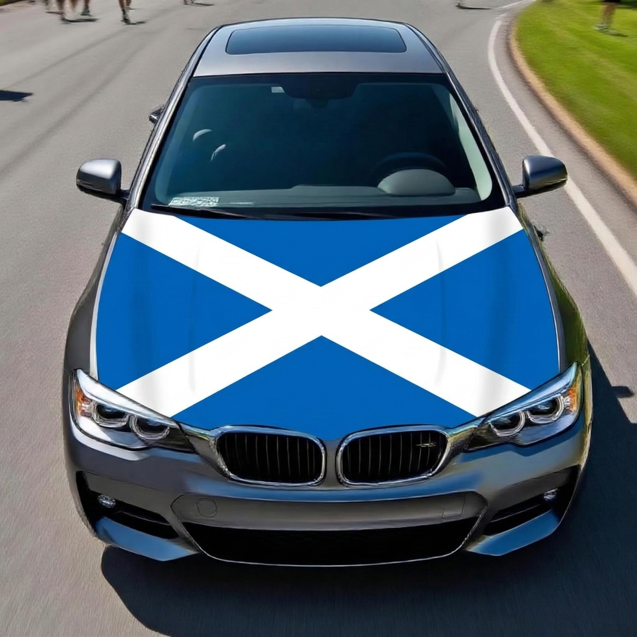 Official FIFA 2026 Scotland Flag Car Hood Cover