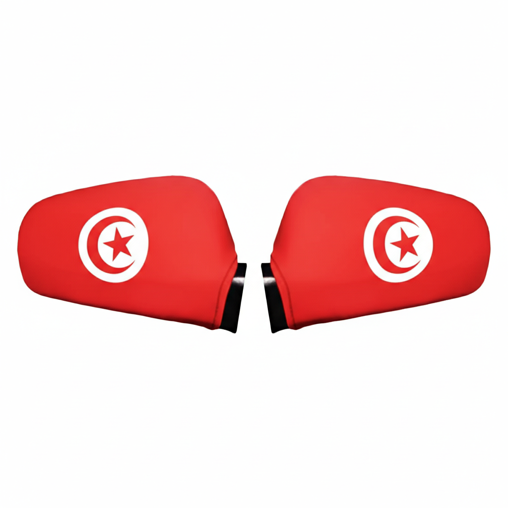 Official FIFA 2026 Tunisia Car Mirror Flag