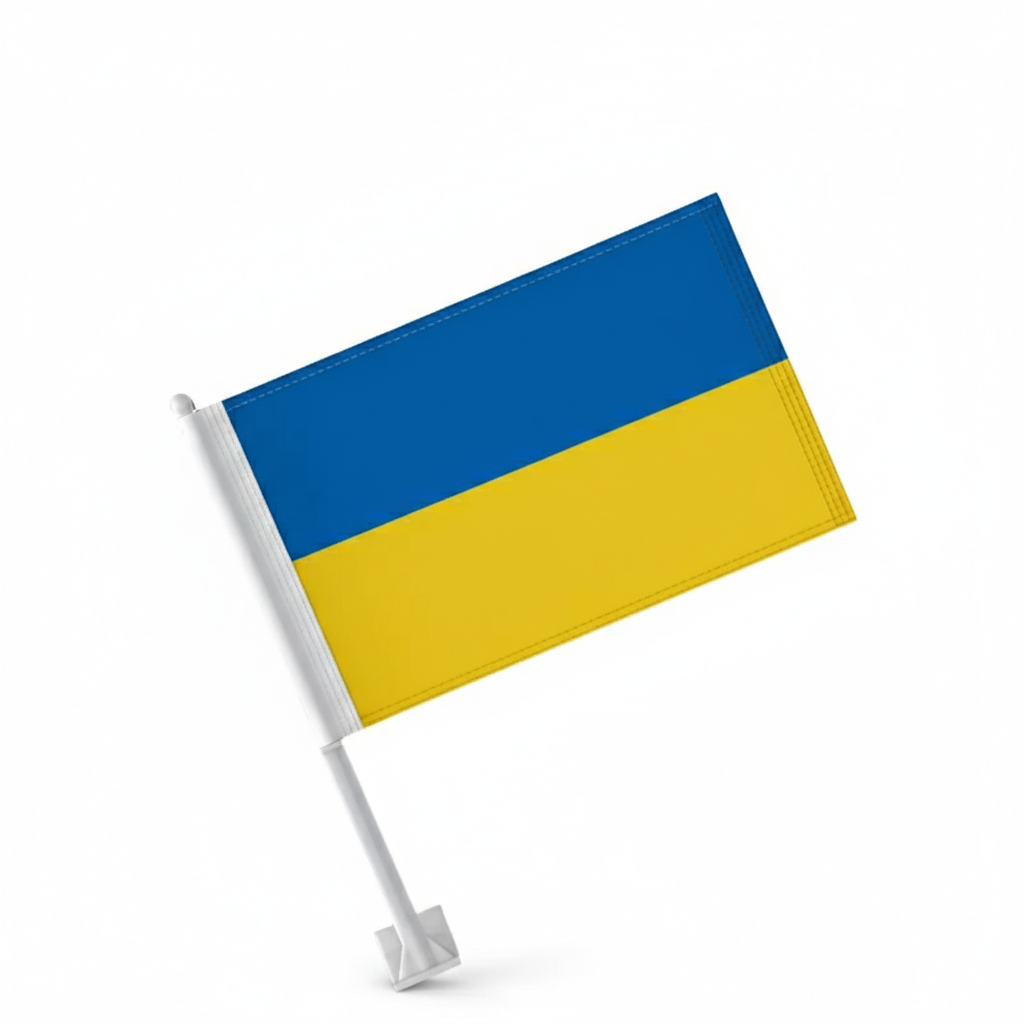 Official FIFA 2026 Ukraine Car Flag
