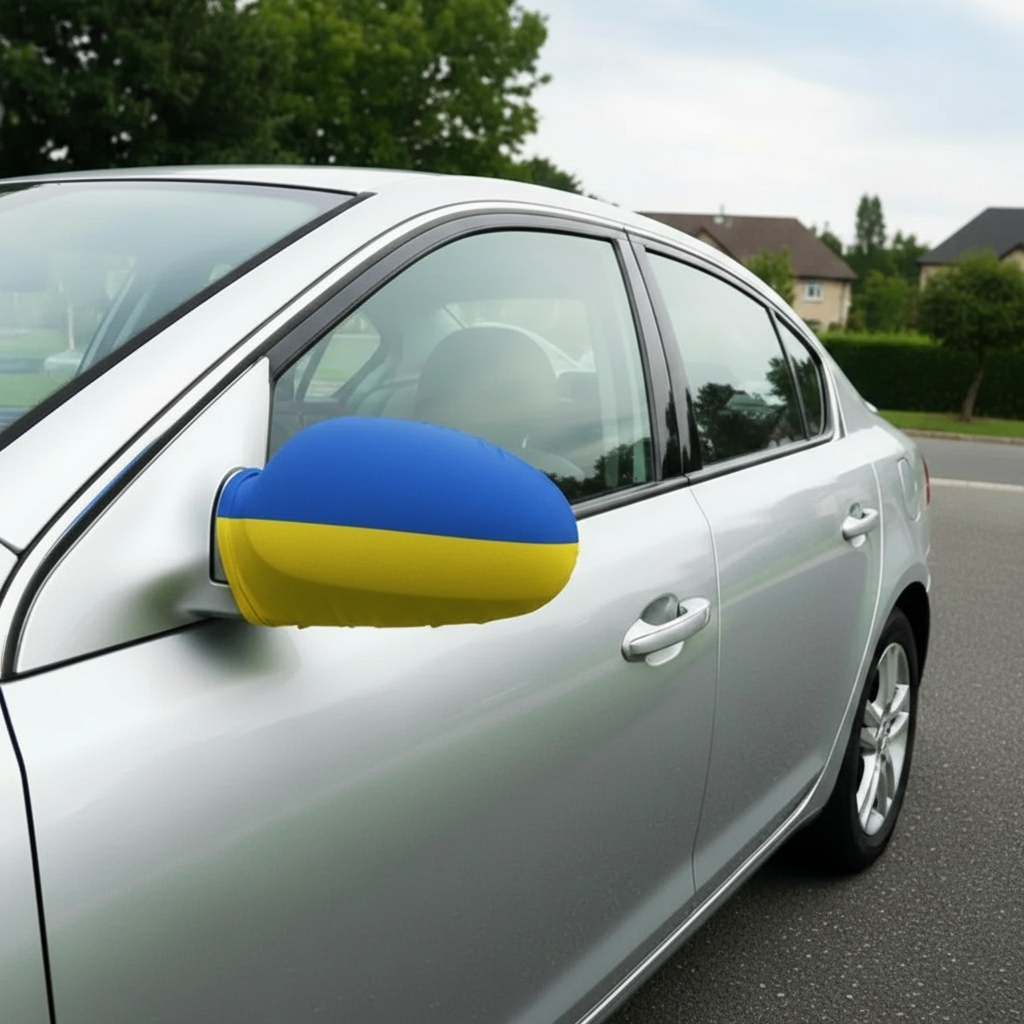 Official FIFA 2026 Ukraine Car Mirror Flag