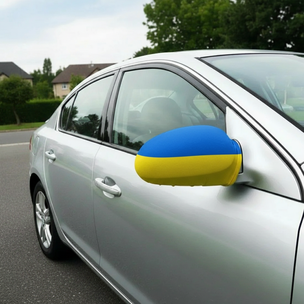 Official FIFA 2026 Ukraine Car Mirror Flag