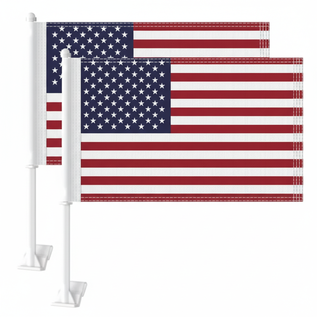 Official FIFA 2026 United States Car Flag