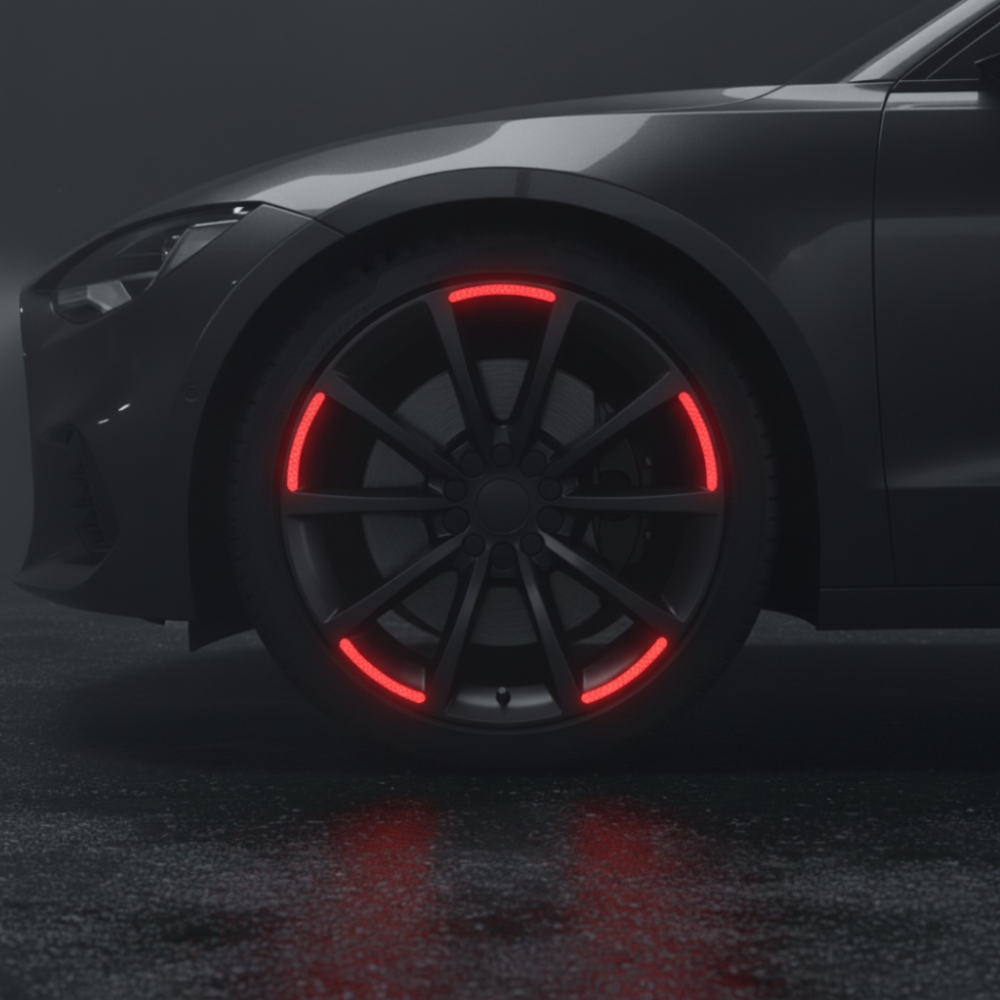 Reflective Car Stickers For Night Drive Safety And Vehicle Visibility