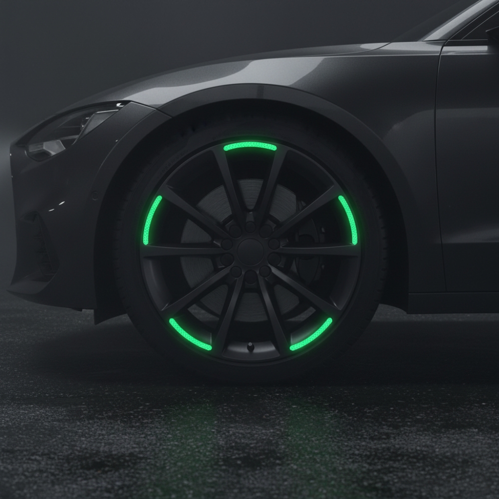 Reflective Car Stickers For Night Drive Safety And Vehicle Visibility