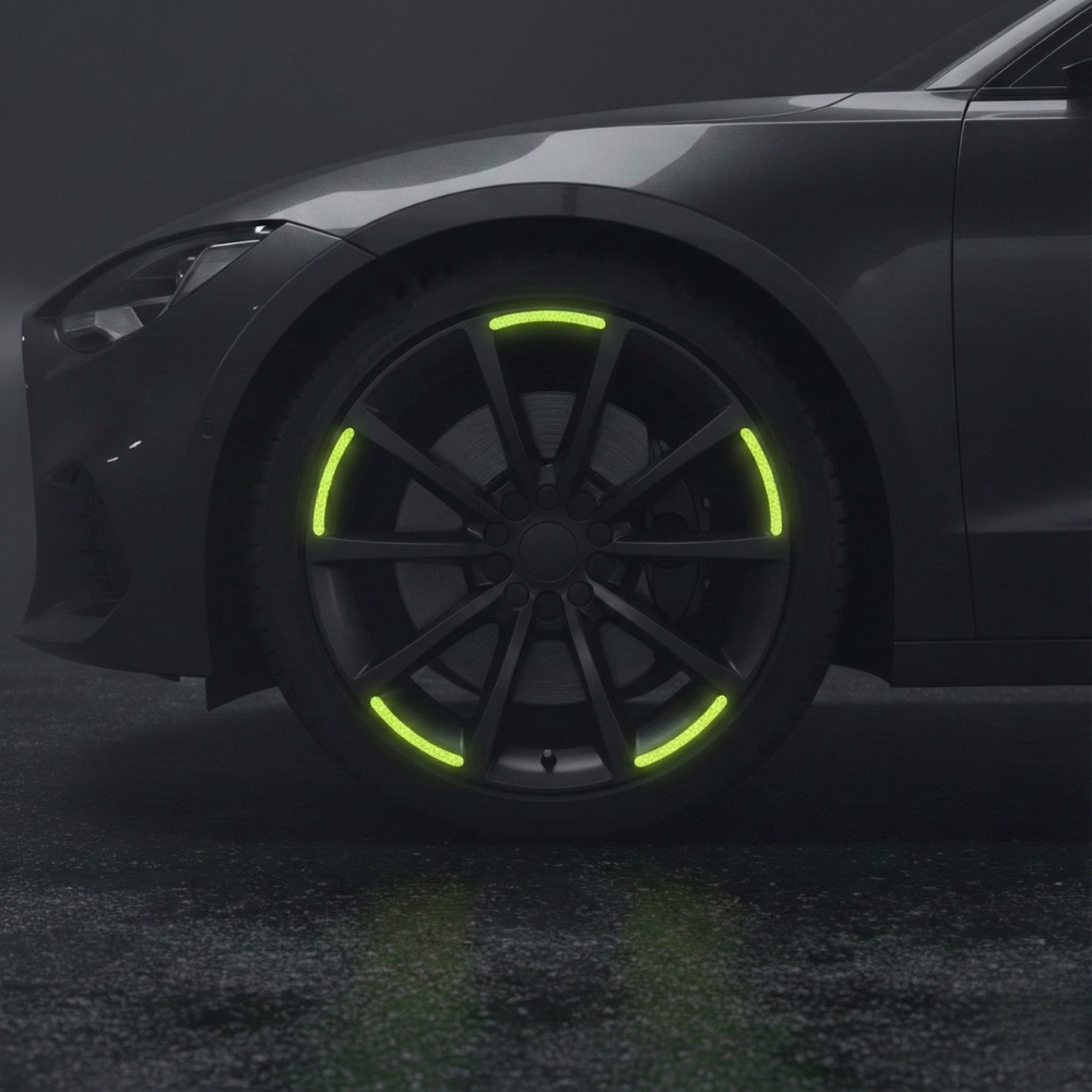 Reflective Car Stickers For Night Drive Safety And Vehicle Visibility