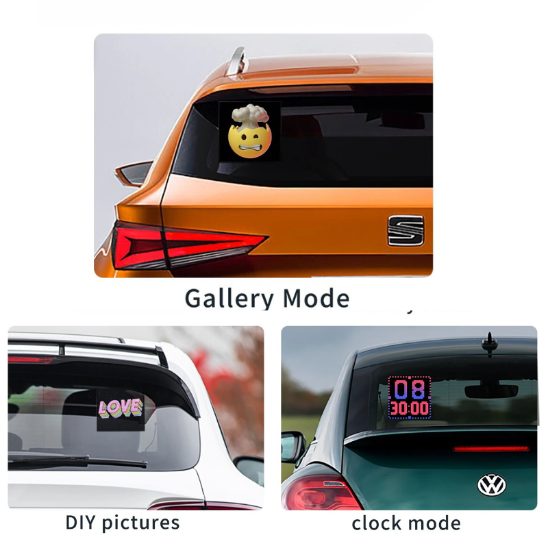 Dynamic LED Rear Display for Cars