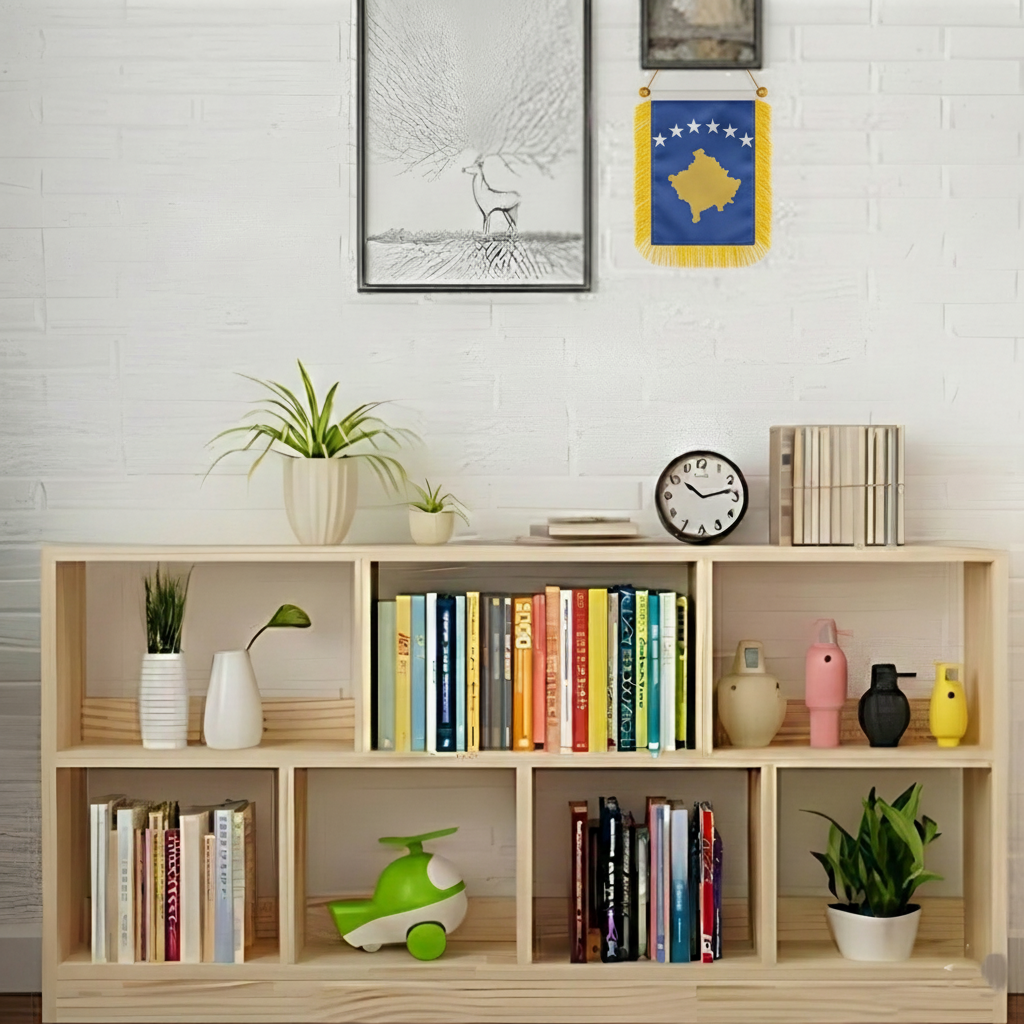 Official FIFA 2026 Kosovo Car Window Mini Decorative Flag