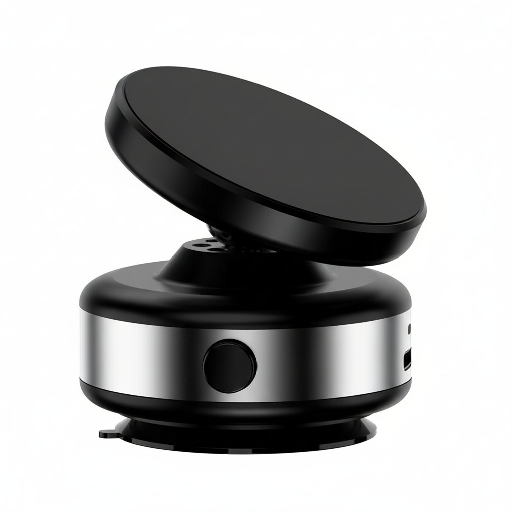 Magnetic Suction Phone Holder With Adjustable Car Mount