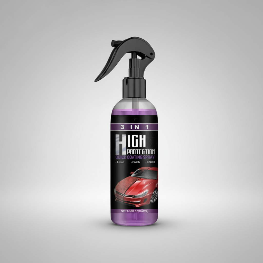 3 in 1 Car Polish Coating Spray