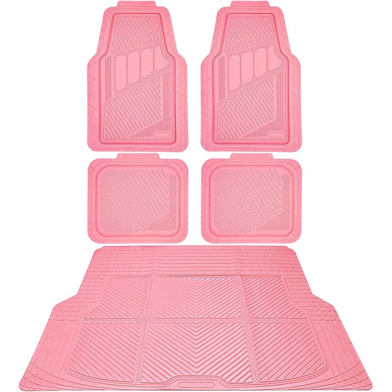 4 Pieces Heavy Duty Rubber Car Floor Mats