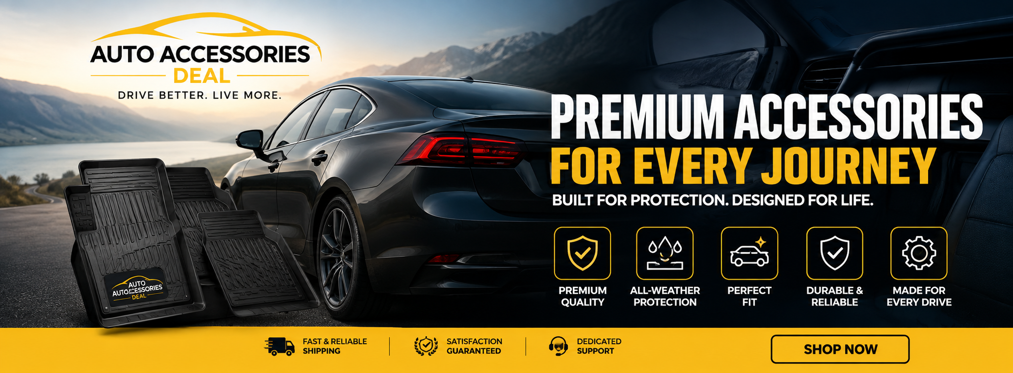Premium car accessories and floor mats for vehicles - Auto Accessories Deal