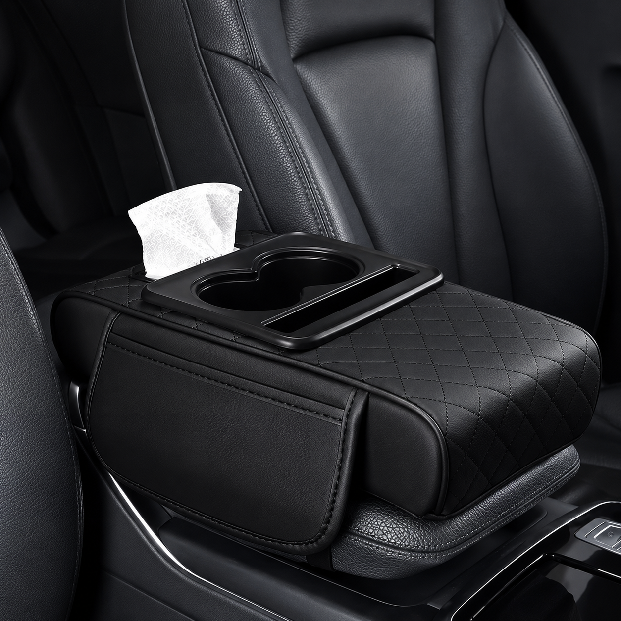 4 In 1 Car Center Console Organizer Mat