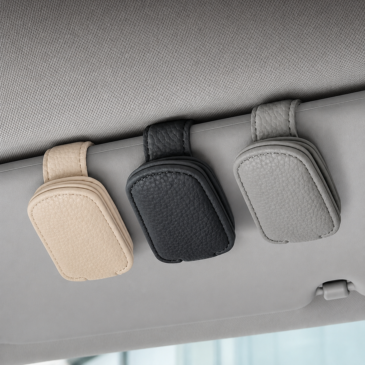 Universal Car Sun Visor Spectacles Holder Clip For Organized Interior