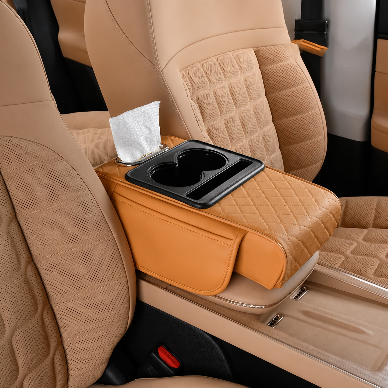 4 In 1 Car Center Console Organizer Mat