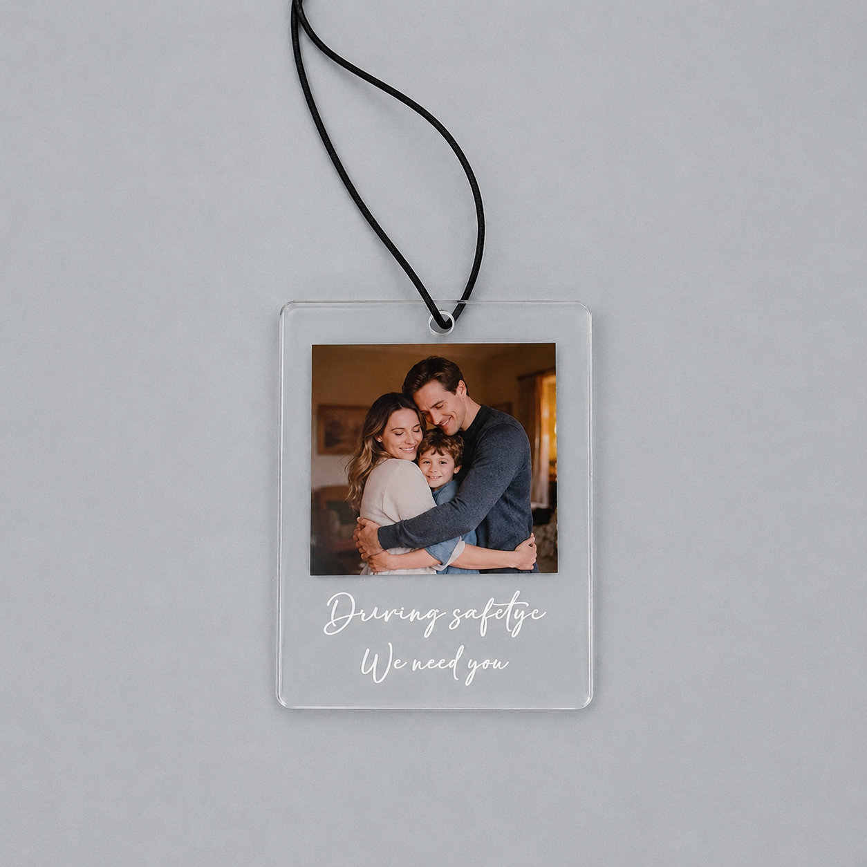 Personalized Photo Car Pendant Hanging Ornament For Car Mirror And Bag Charm
