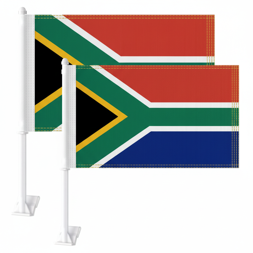 Official FIFA 2026 South Africa Car Flag