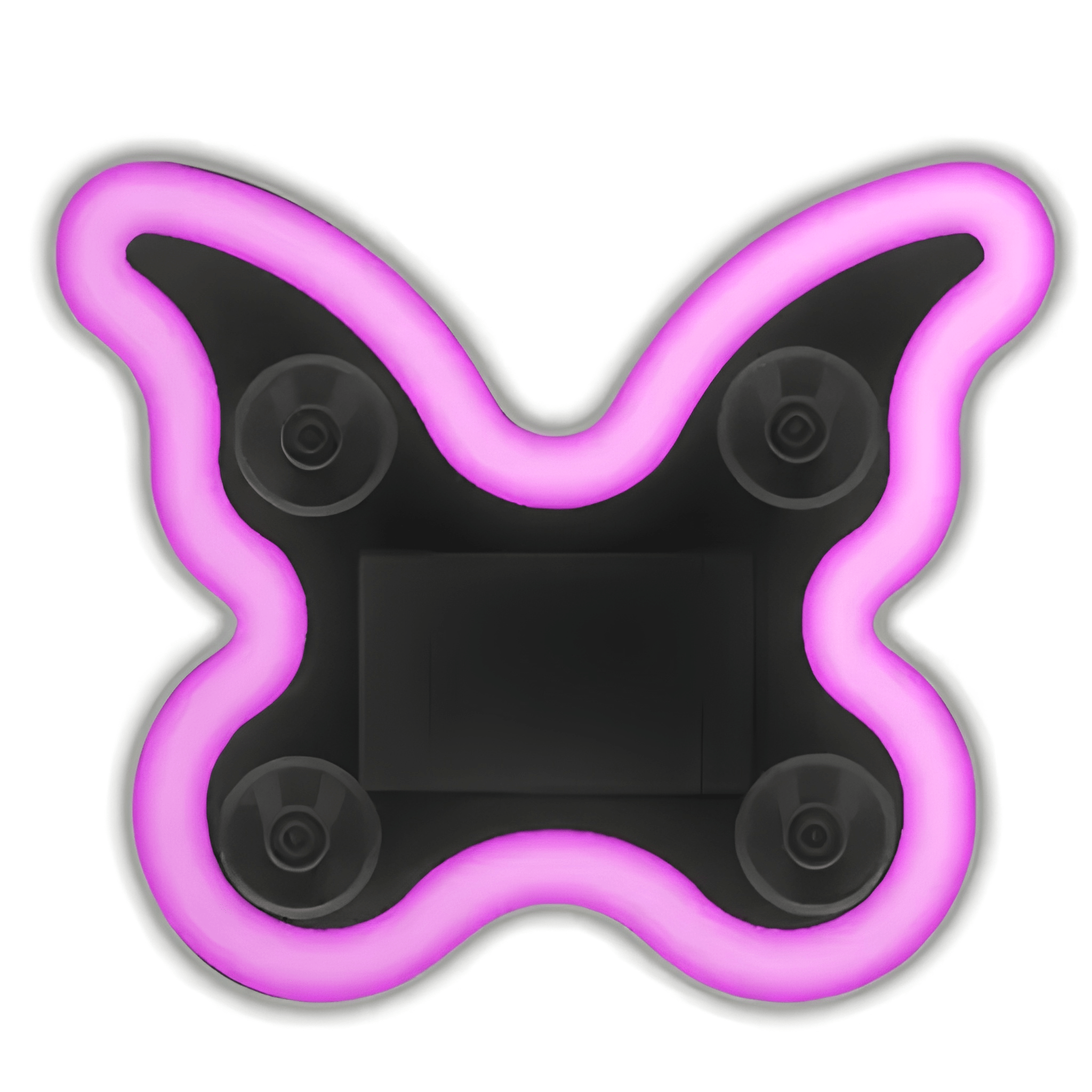 Solar Powered LED Heart Shape C-Pillar Neon Light Eco-Friendly Wireless Car Interior Decor