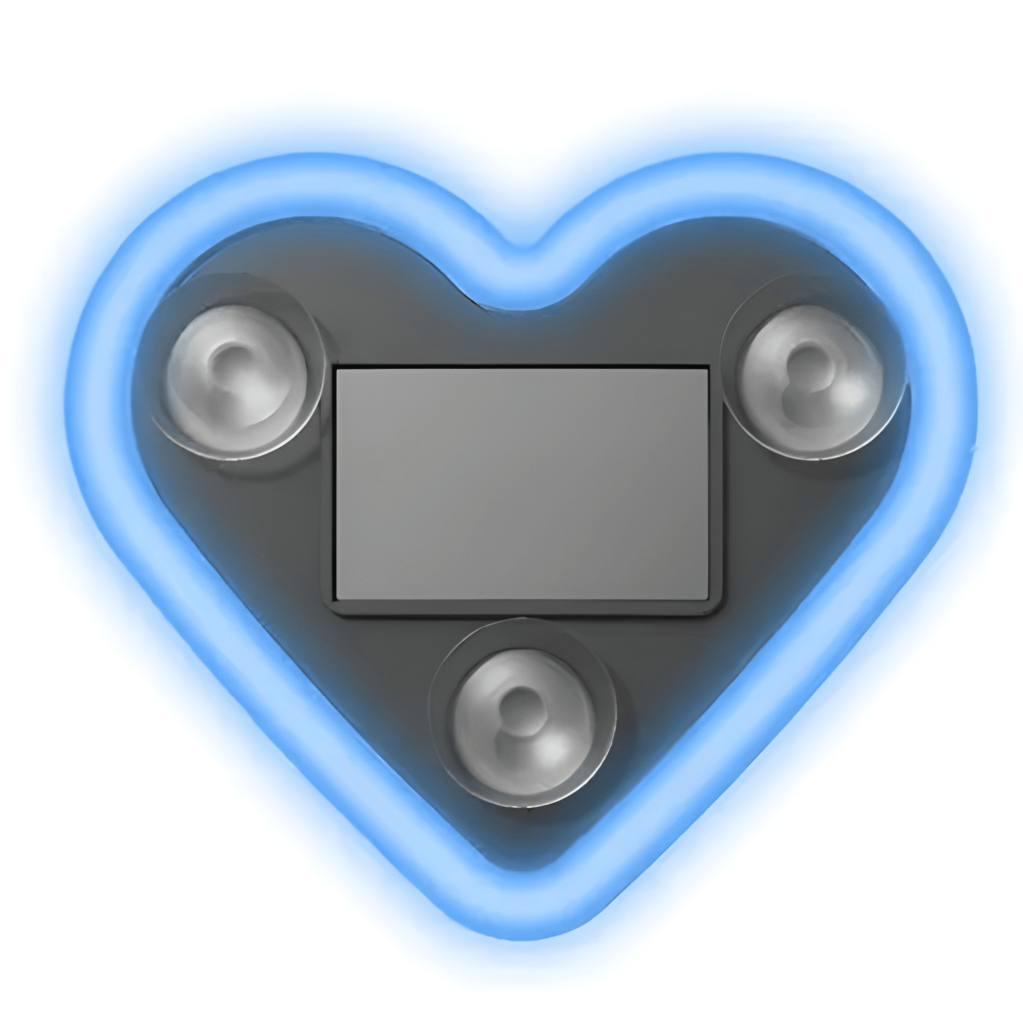 Solar Powered LED Heart Shape C-Pillar Neon Light Eco-Friendly Wireless Car Interior Decor