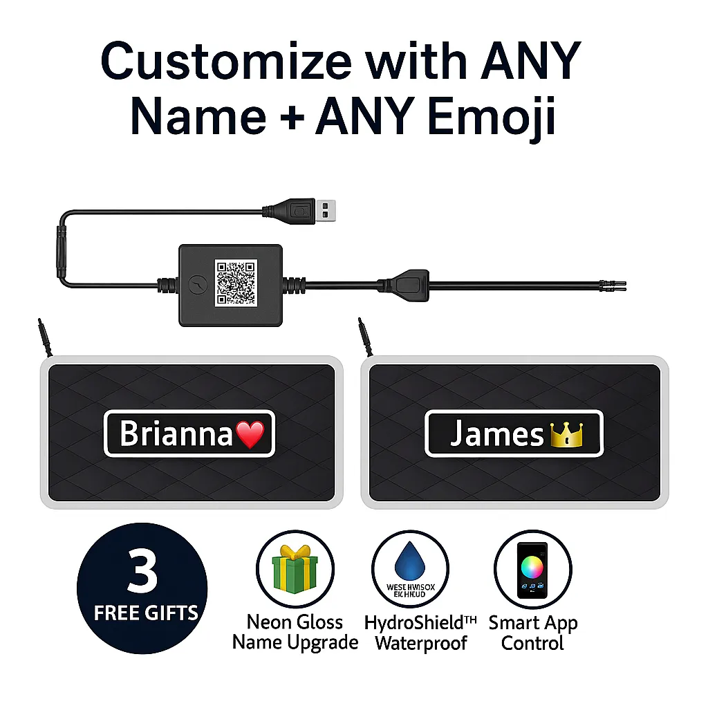 USB RGB Car Floor Mat Ambient Light With APP And Music Sync