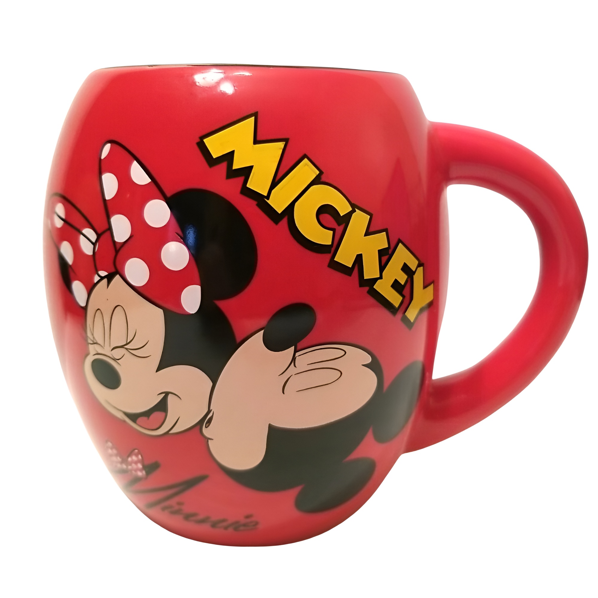  Minnie & Mickey Mouse Kiss on the Cheek 18oz Ceramic Mug