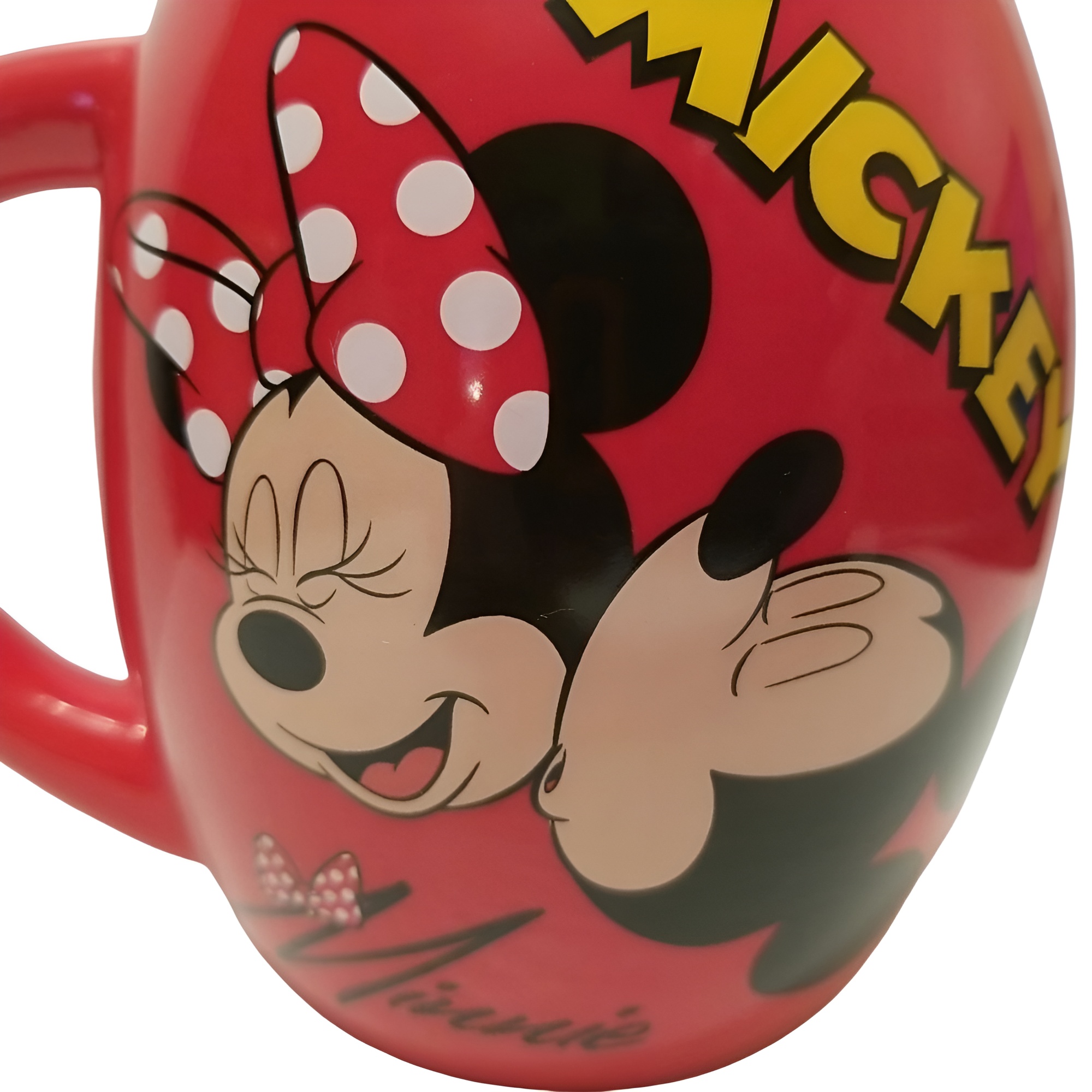  Minnie & Mickey Mouse Kiss on the Cheek 18oz Ceramic Mug