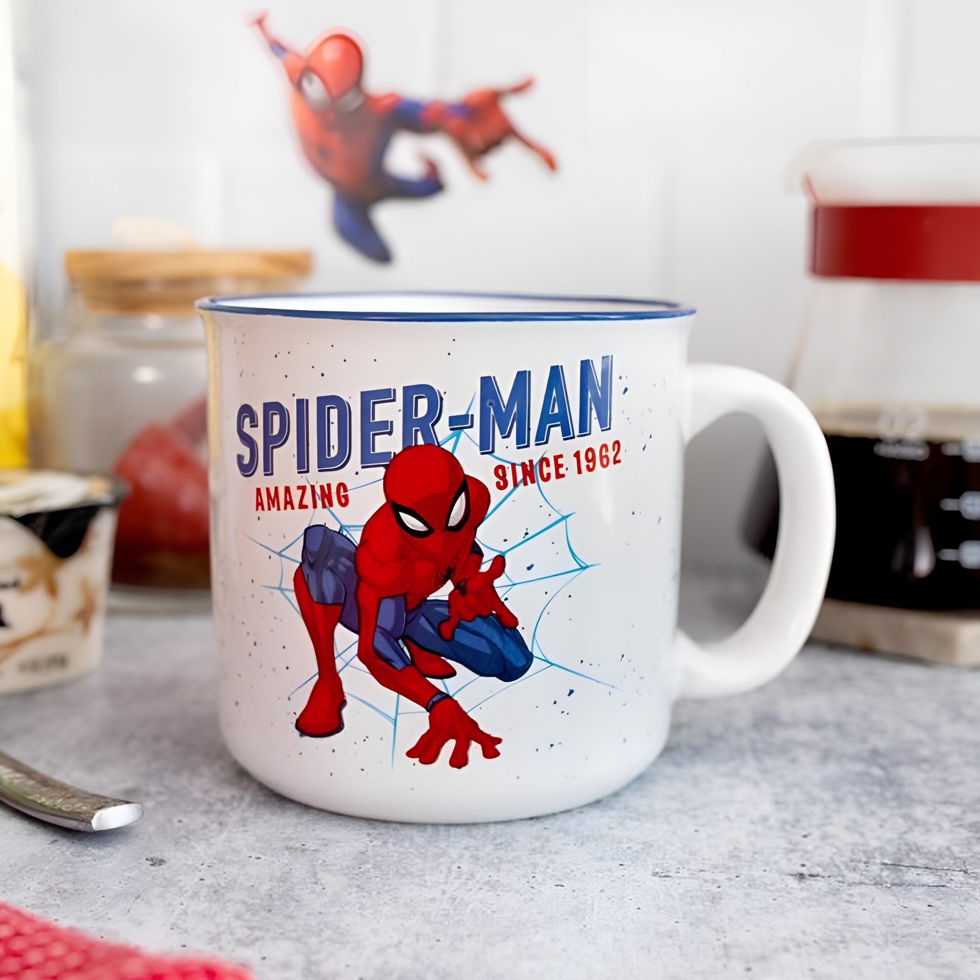  Spider Man "Amazing Since 1962" Ceramic Camper Mug 