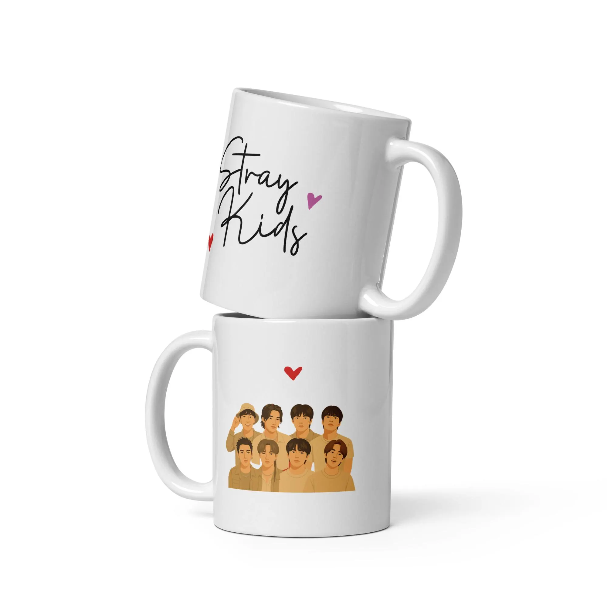 Stray Kids Members Illustration Ceramic Coffee Mug 11 Oz