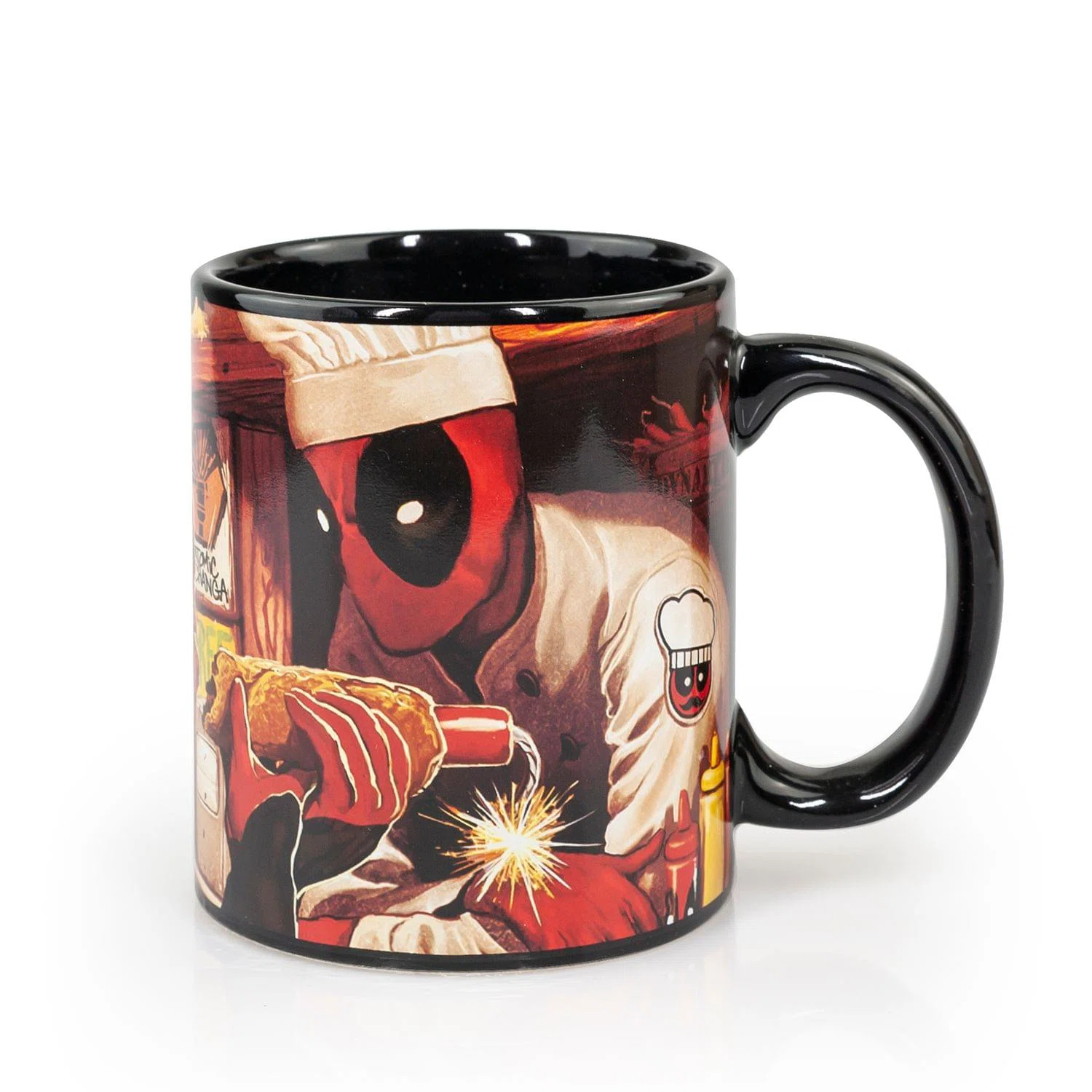 Deadpool Superhero Fireplay Ceramic Mug