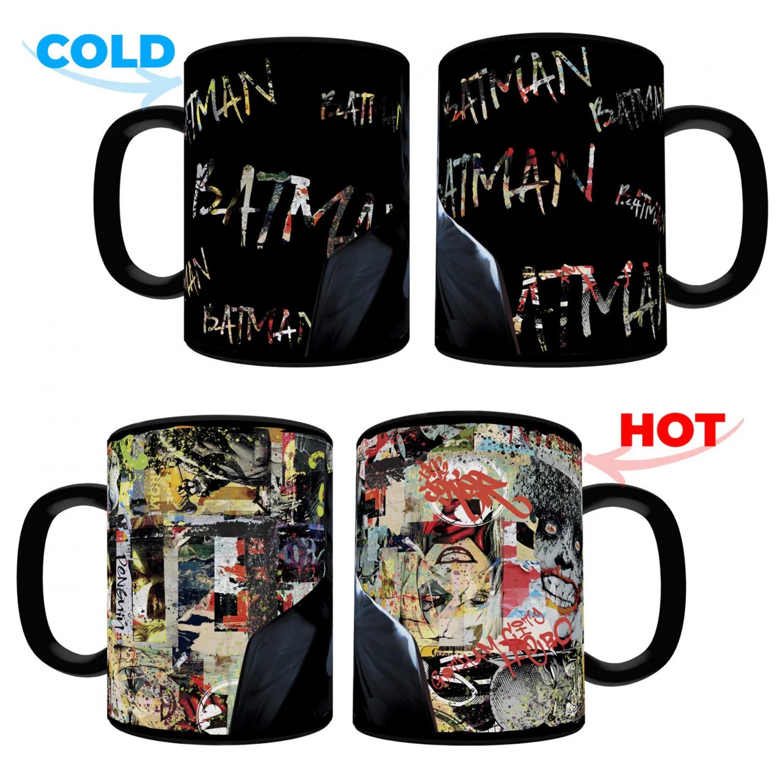 Joker Character Urban Collage Cup