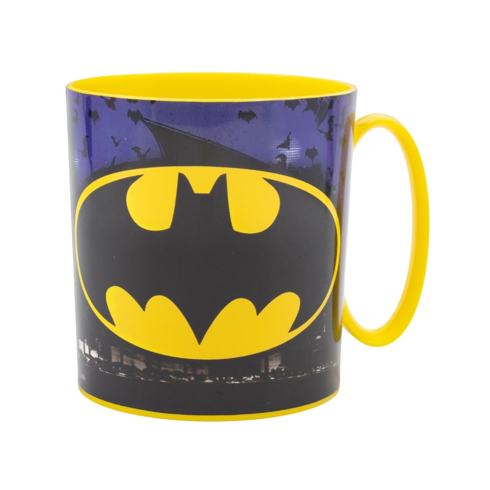 Batman Symbol Coffee Mug with Cityscape Design 390 ML
