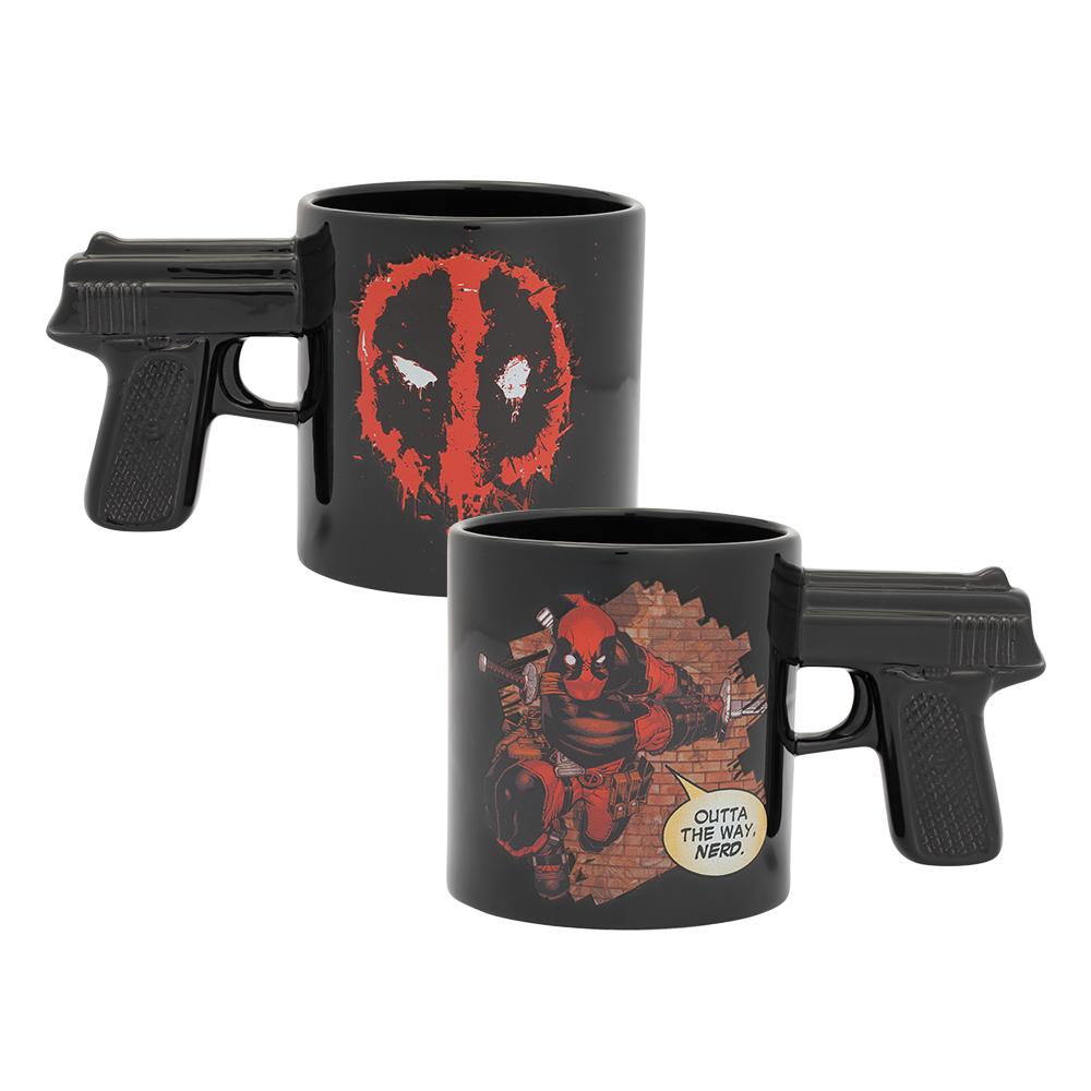 Comics Sculpted Handle Deadpool Ceramic Mug