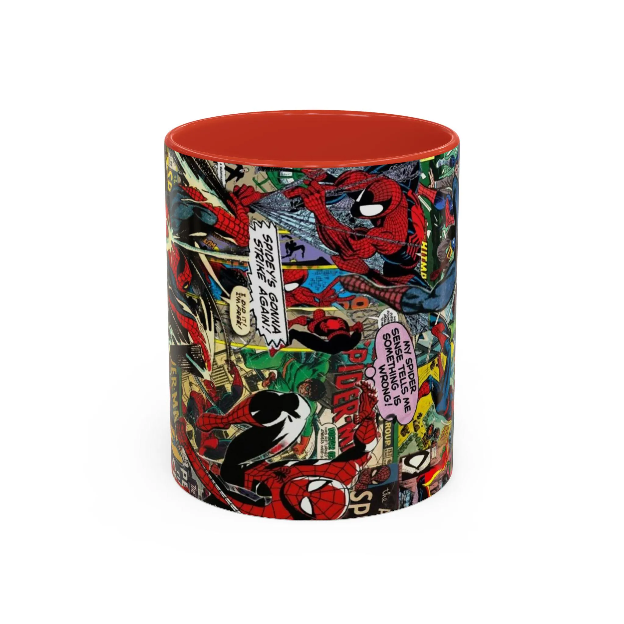 Spider Man Comic Collage Ceramic Mug