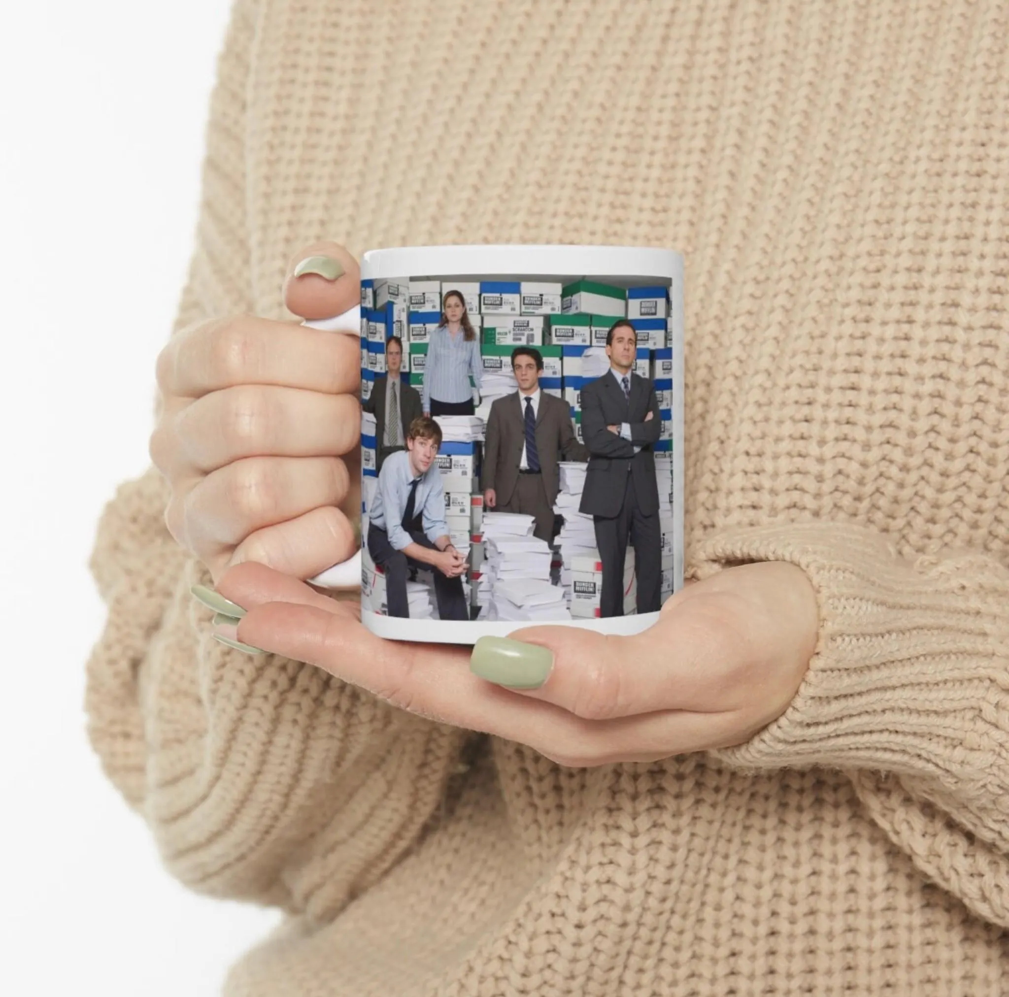 The Office Cast Cast Members Group Ceramic Mug 11 Oz
