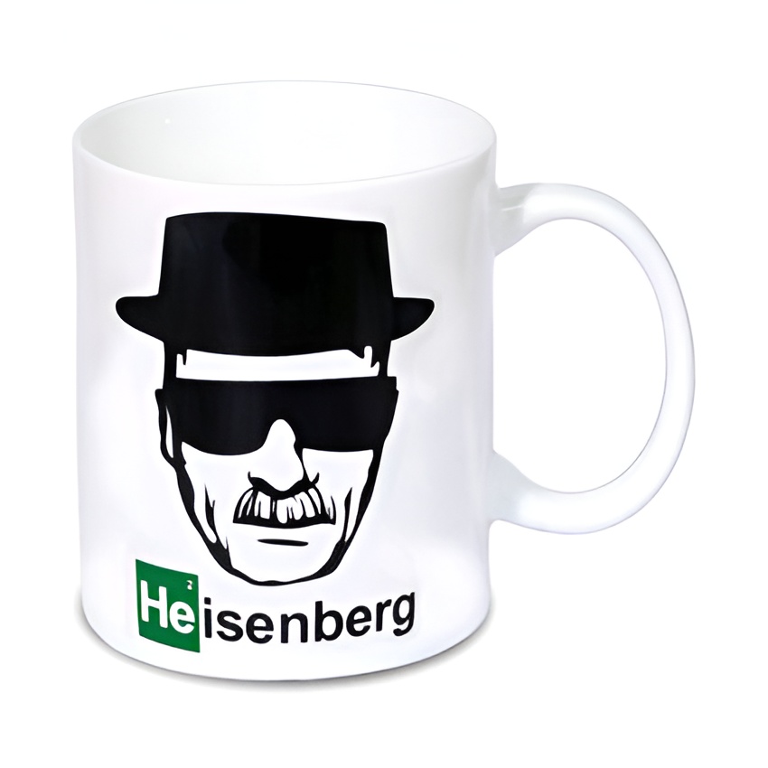 Heisenberg Silhouette Breaking Bad Porcelain Mug