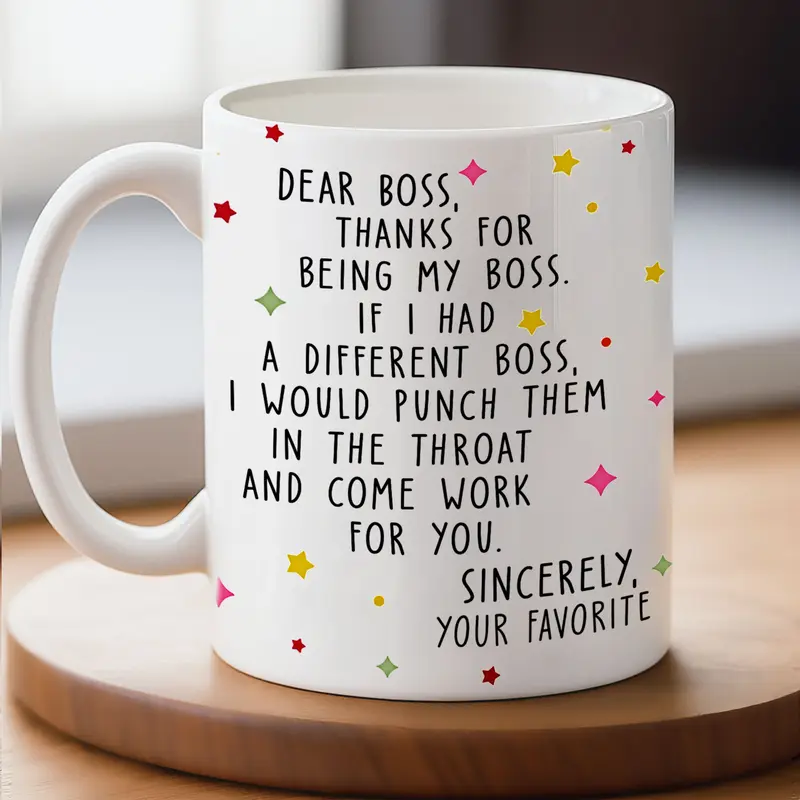 Dear Boss 11oz Ceramic Mug