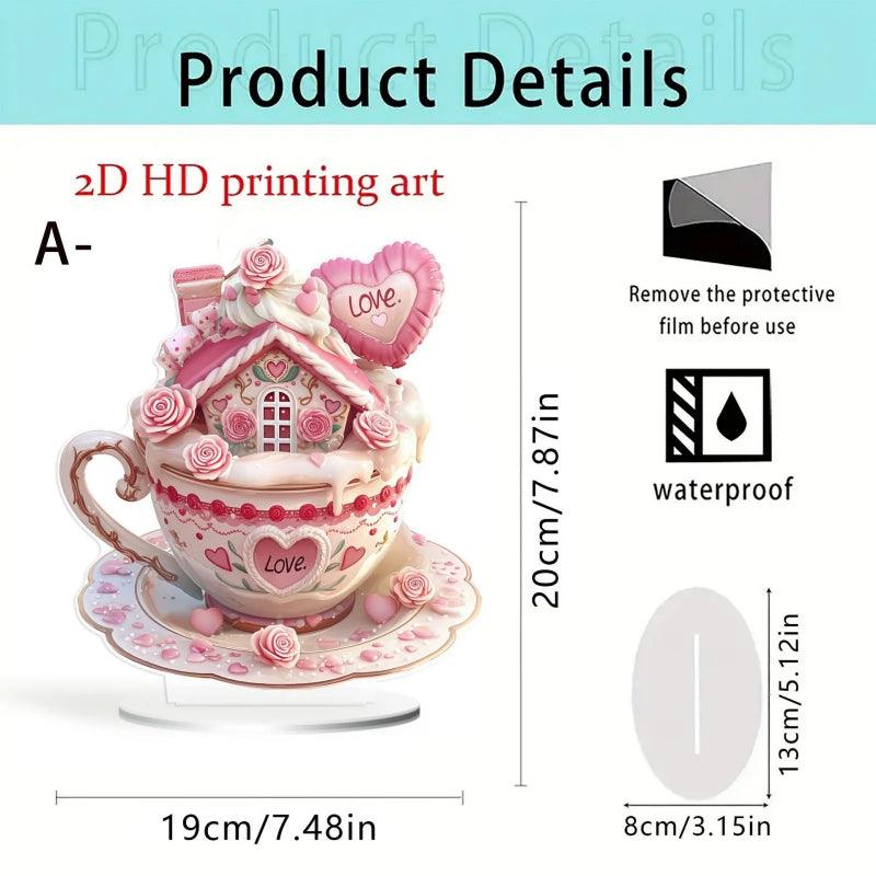 Teacup Cottage With Floral Accents - Inspire Cups