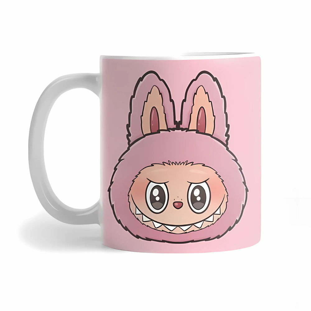Lychee Strawberry Labubu Mug - Inspire Cups