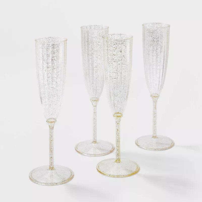 Decorative Beverage Flute Set - Inspire Cups